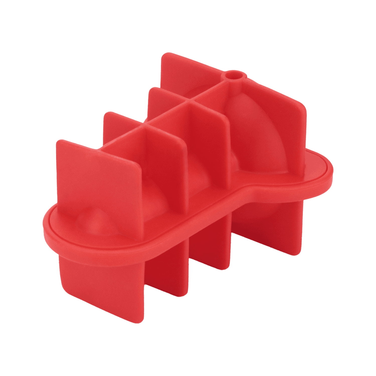 LoveToy - Mace Siliconen IJsblokjesvorm - Mini Penis - Rood 3