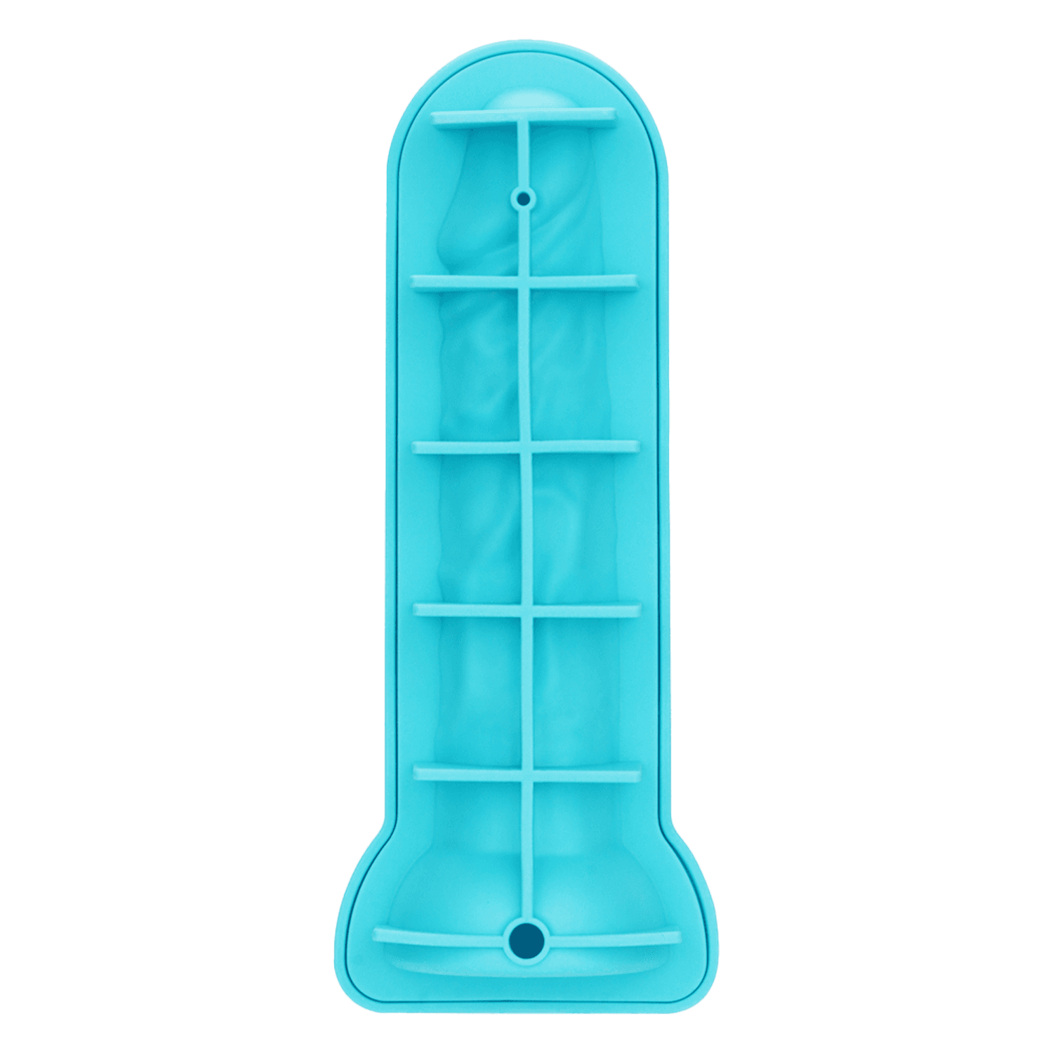 LoveToy - Siliconen IJsblokjesvorm - Realistische Penis - Blauw 7