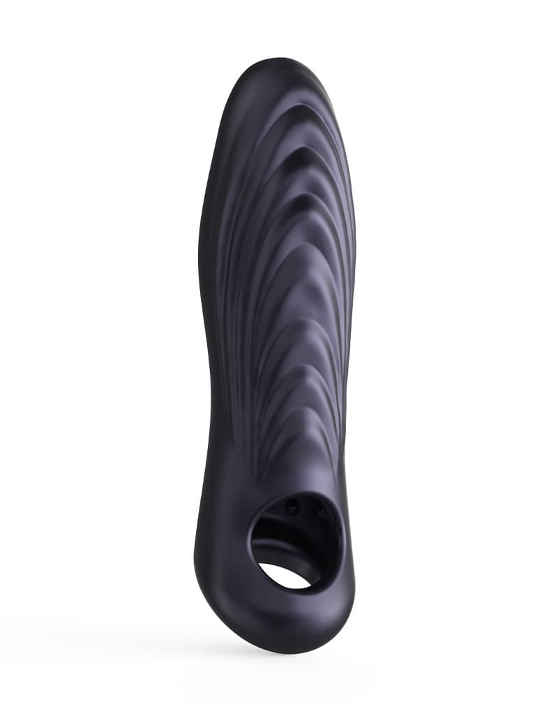 MANWAN - Ryzer Max - Penisverlenger en zachte masturbatie Sleeve - Black Plum 1