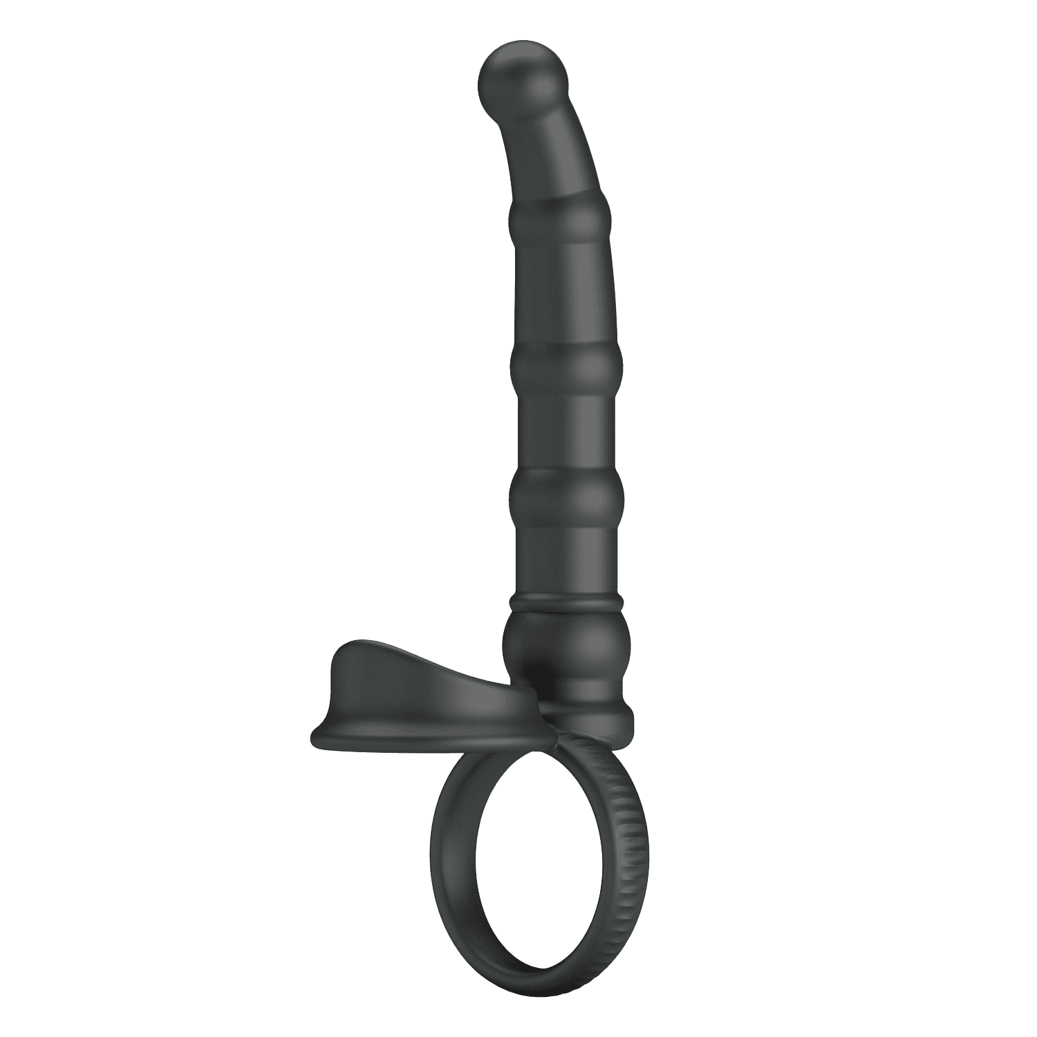 PL - Tatum - Anale vibrator met penisring - Zwart 2