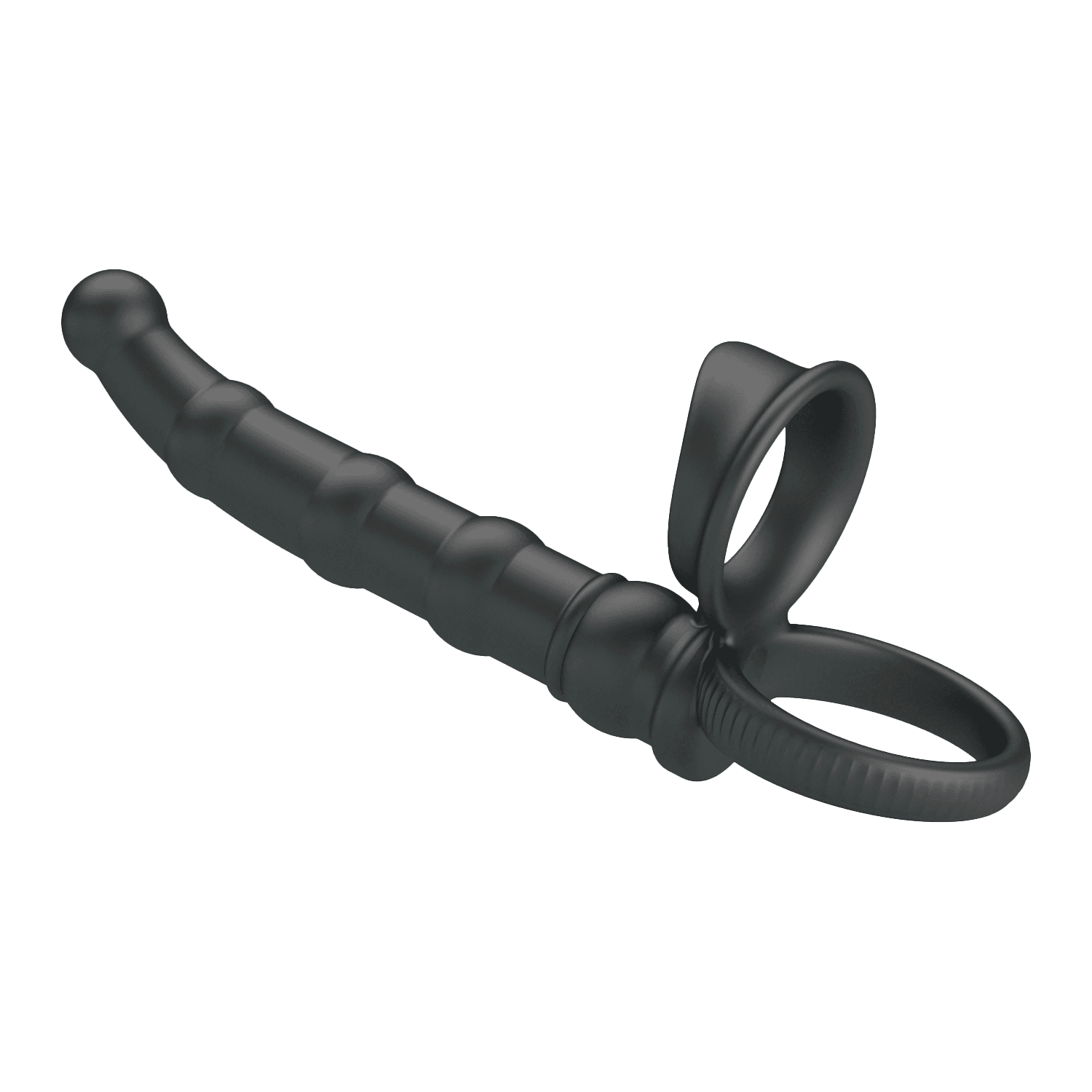 PL - Tatum - Anale vibrator met penisring - Zwart 4