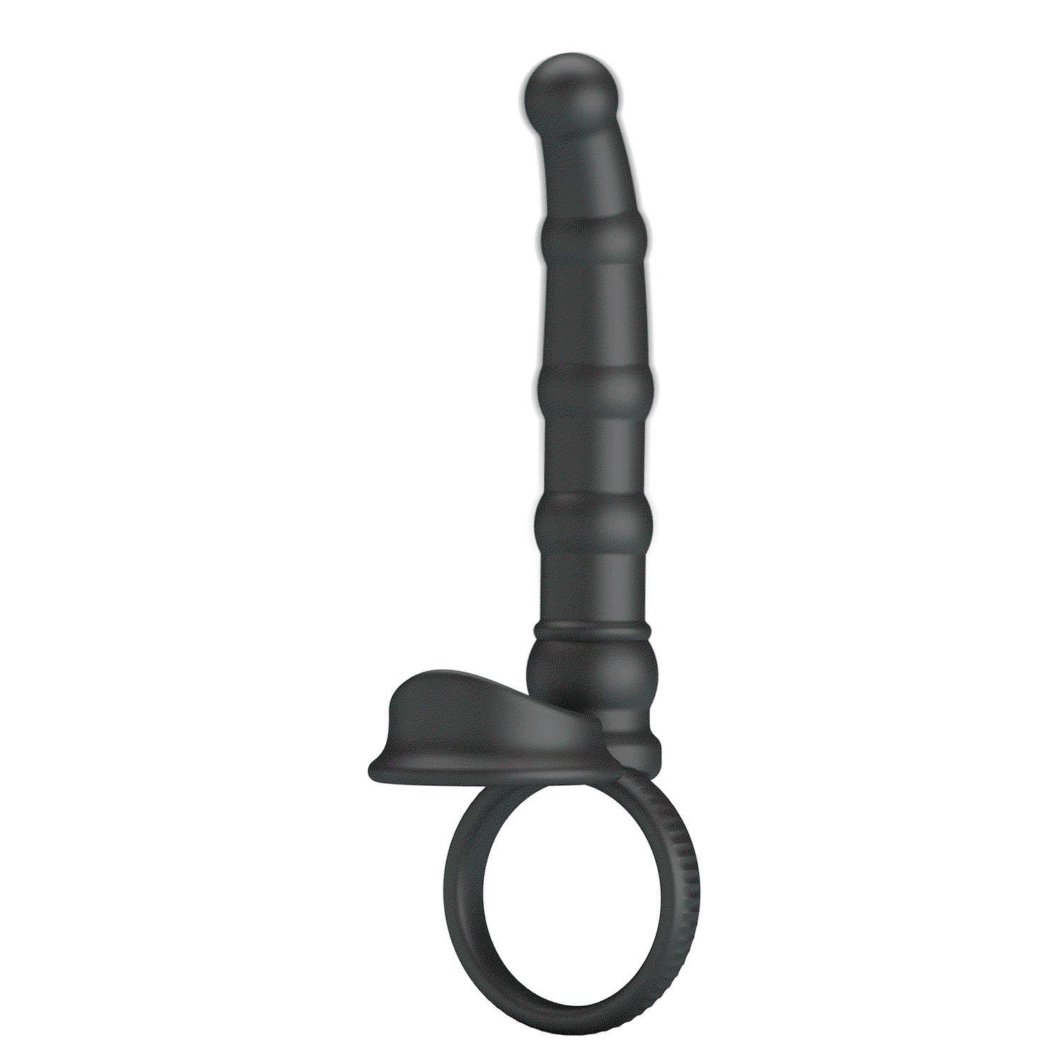 PL - Tatum - Anale vibrator met penisring - Zwart 10