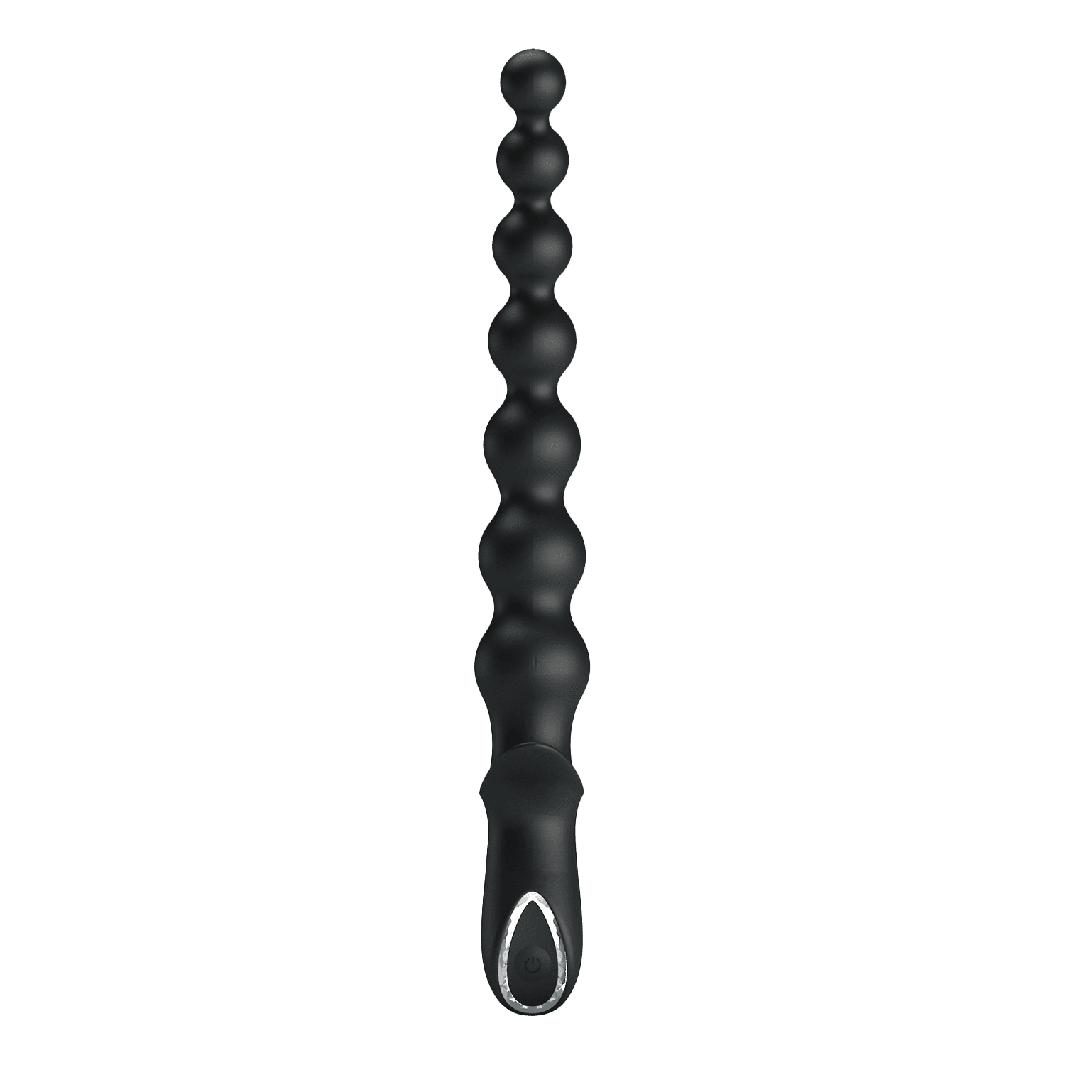 PL - Rigdon - Anale kralen vibratorplug - Zwart 3