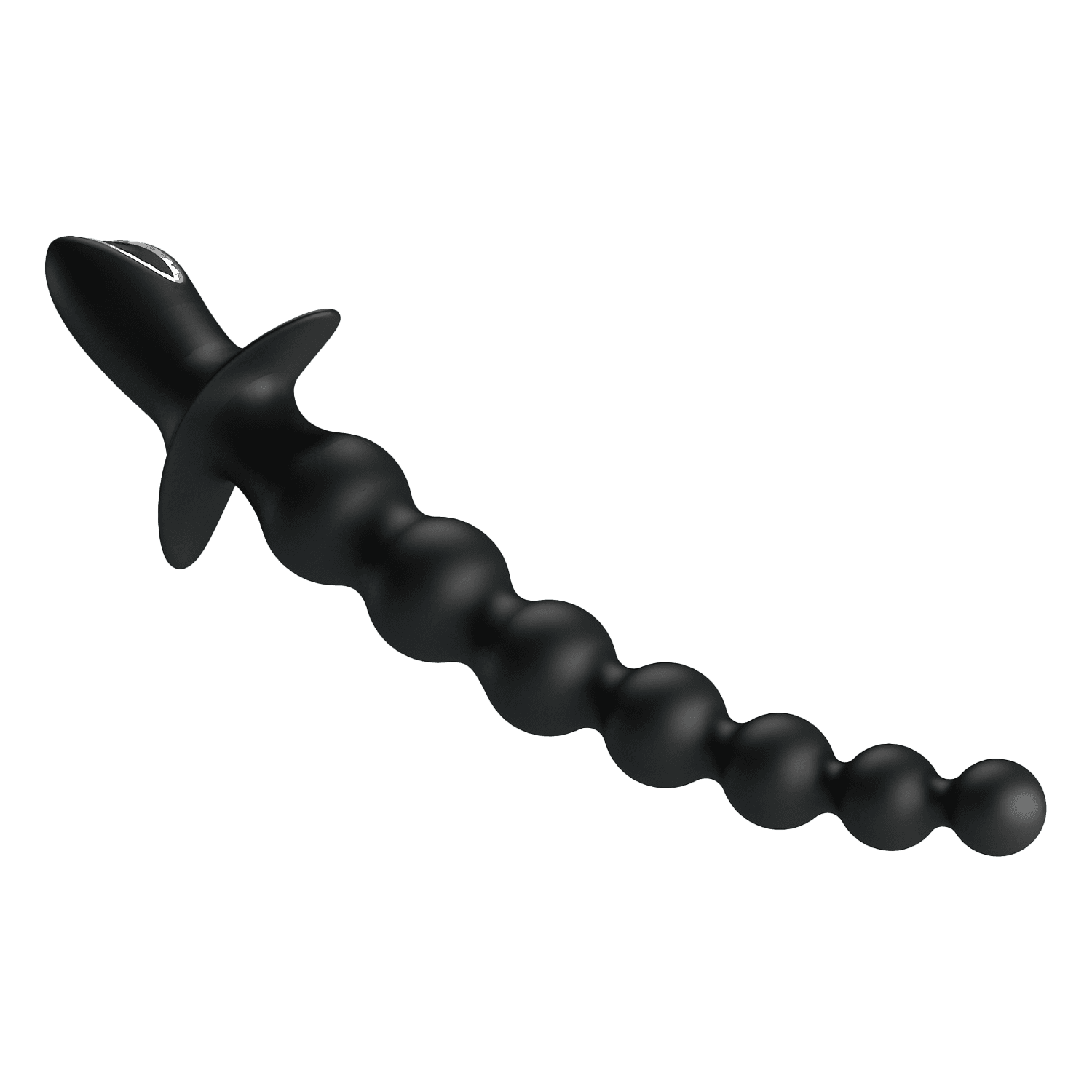 PL - Rigdon - Anale kralen vibratorplug - Zwart 4