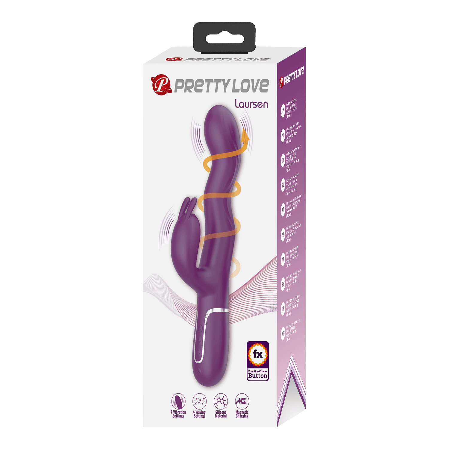 PL - Laurens - Rabbit Vibrator - Burgundy 7