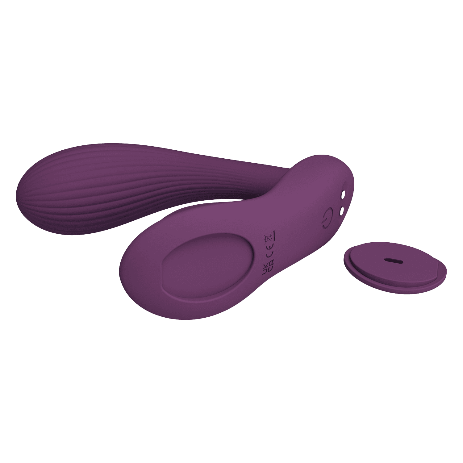 PL - Franz - Draagbare vibrator (app-gestuurd) - Bordeauxrood 4