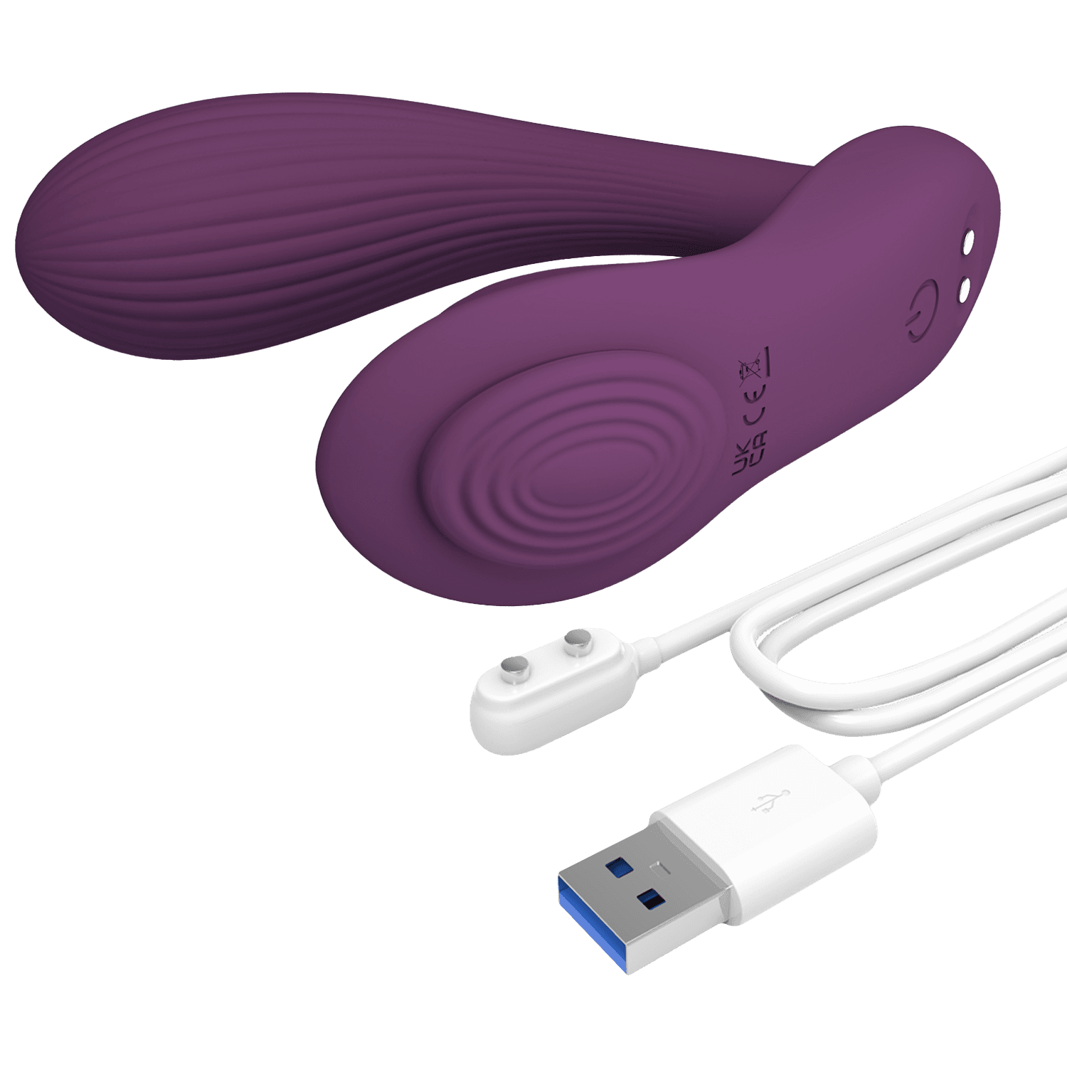 PL - Franz - Draagbare vibrator (app-gestuurd) - Bordeauxrood 6