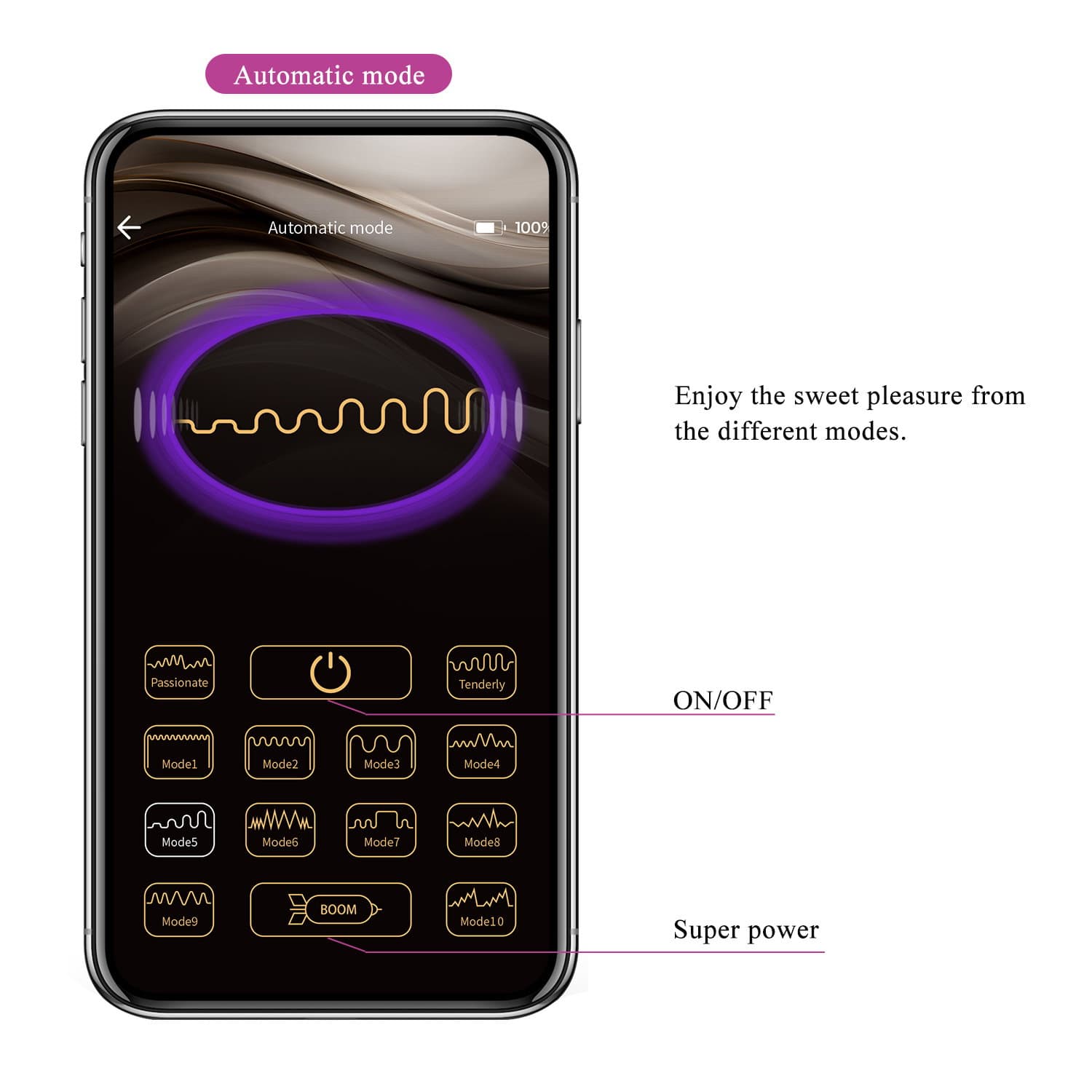 PL - Franz - Draagbare vibrator (app-gestuurd) - Bordeauxrood 9
