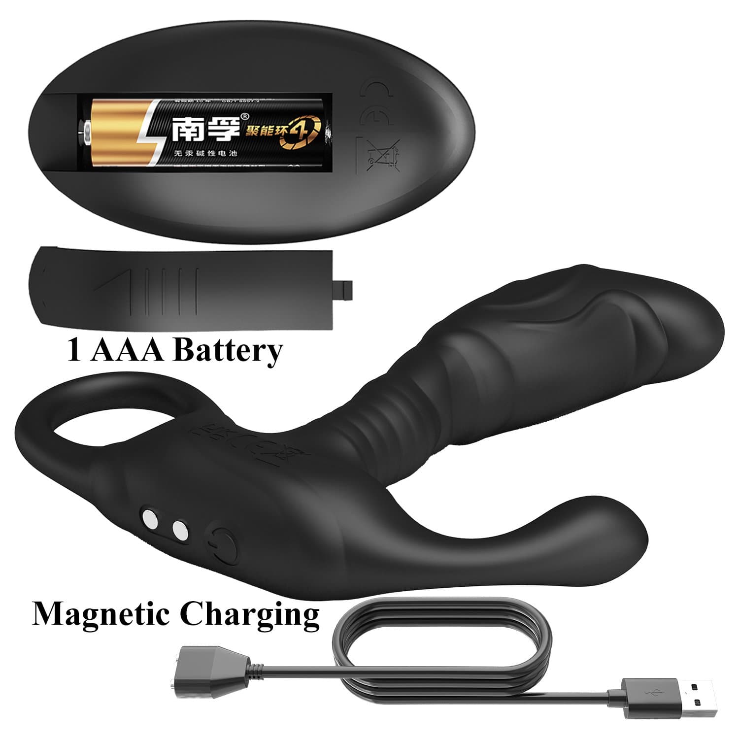 Mr. Play - Super Power - Prostaatstimulator met afstandsbediening - Zwart 10