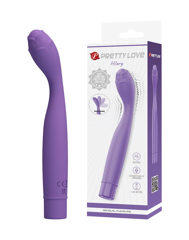 PL - Hilary - Buigzame G-spot vibrator - Paars 1