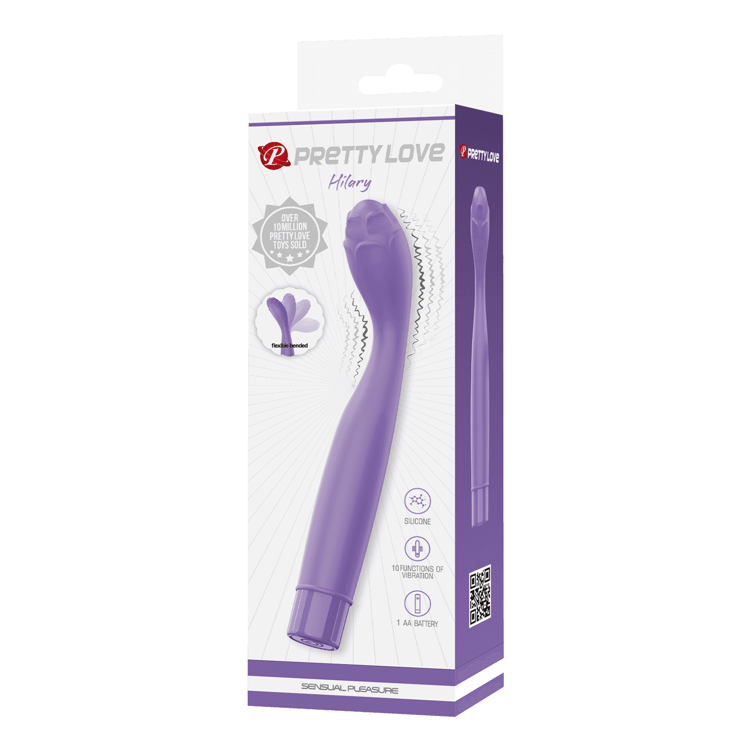 PL - Hilary - Buigzame G-spot vibrator - Paars 6