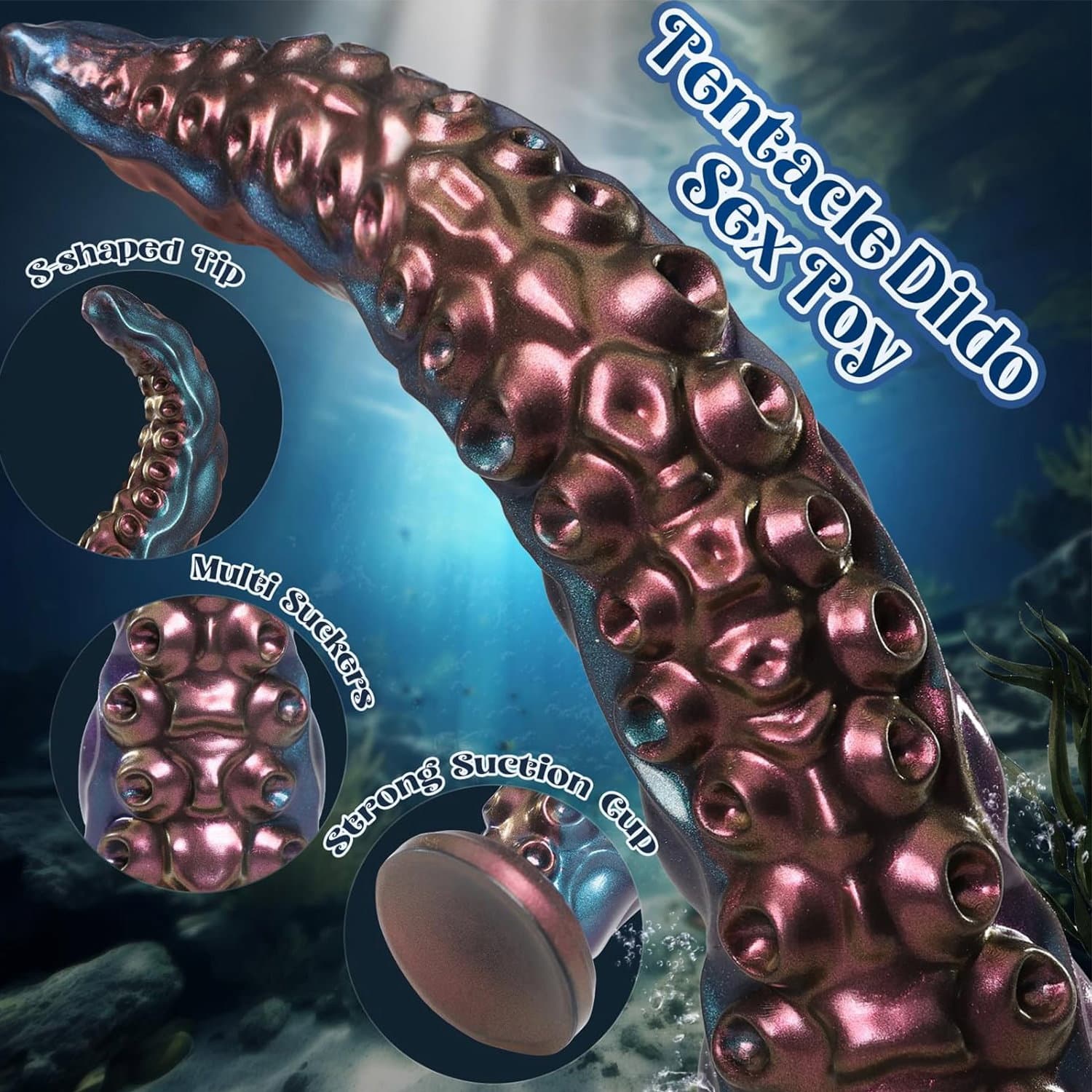Power Monsters - Maelstrom Beastlord - Tentakel Dildo - Mix Color 6