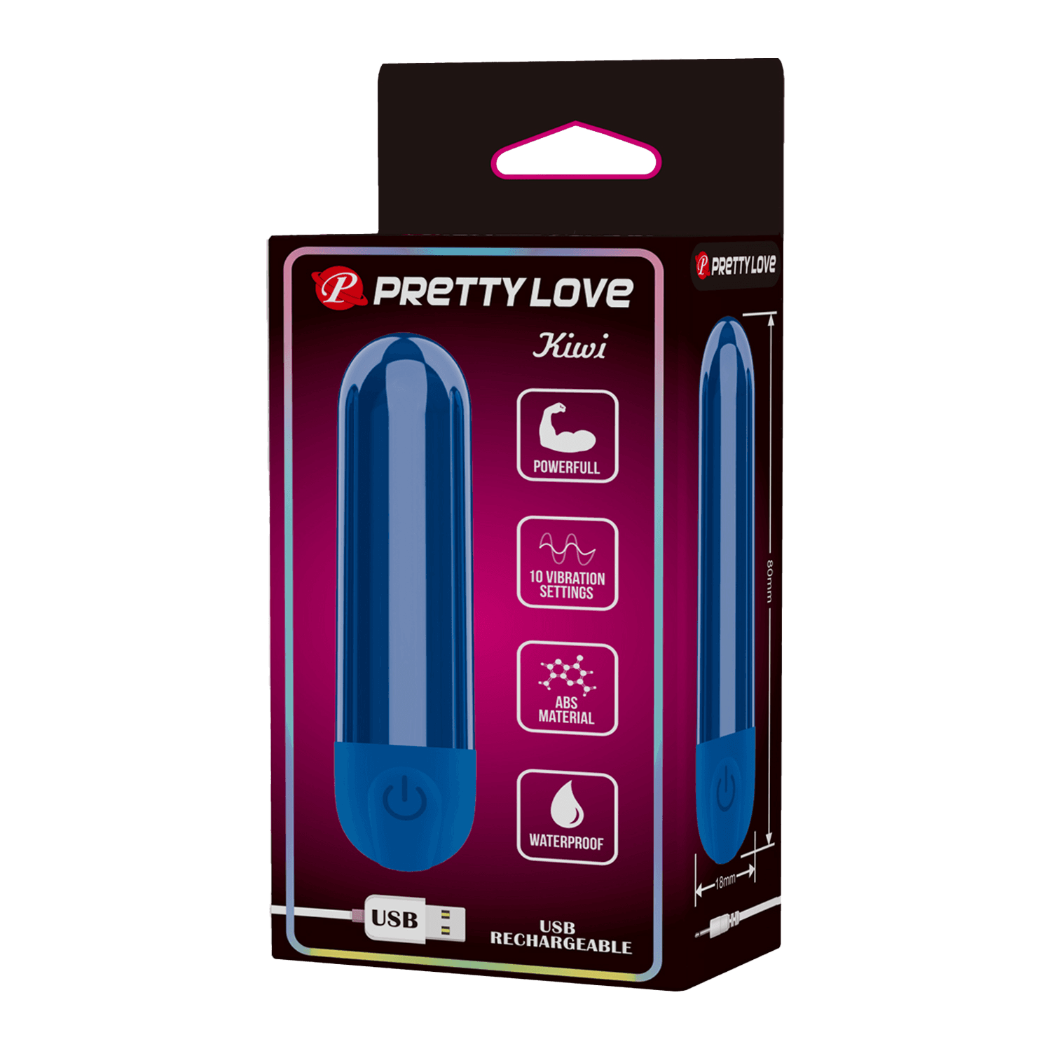 PL - Kiwi - Bullet Vibrator - Blauw 6