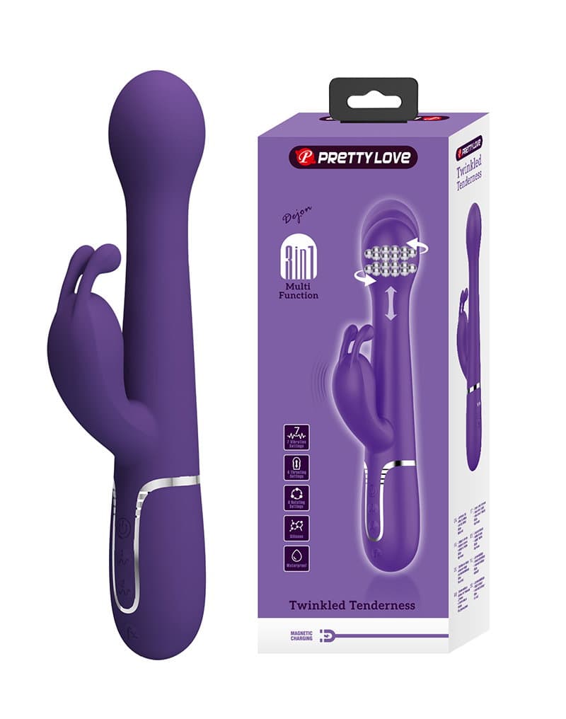 PL - Dejon - Rabbit Vibrator - Paars