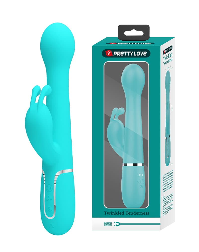 PL - Dejon - Rabbit Vibrator - Blauw 1