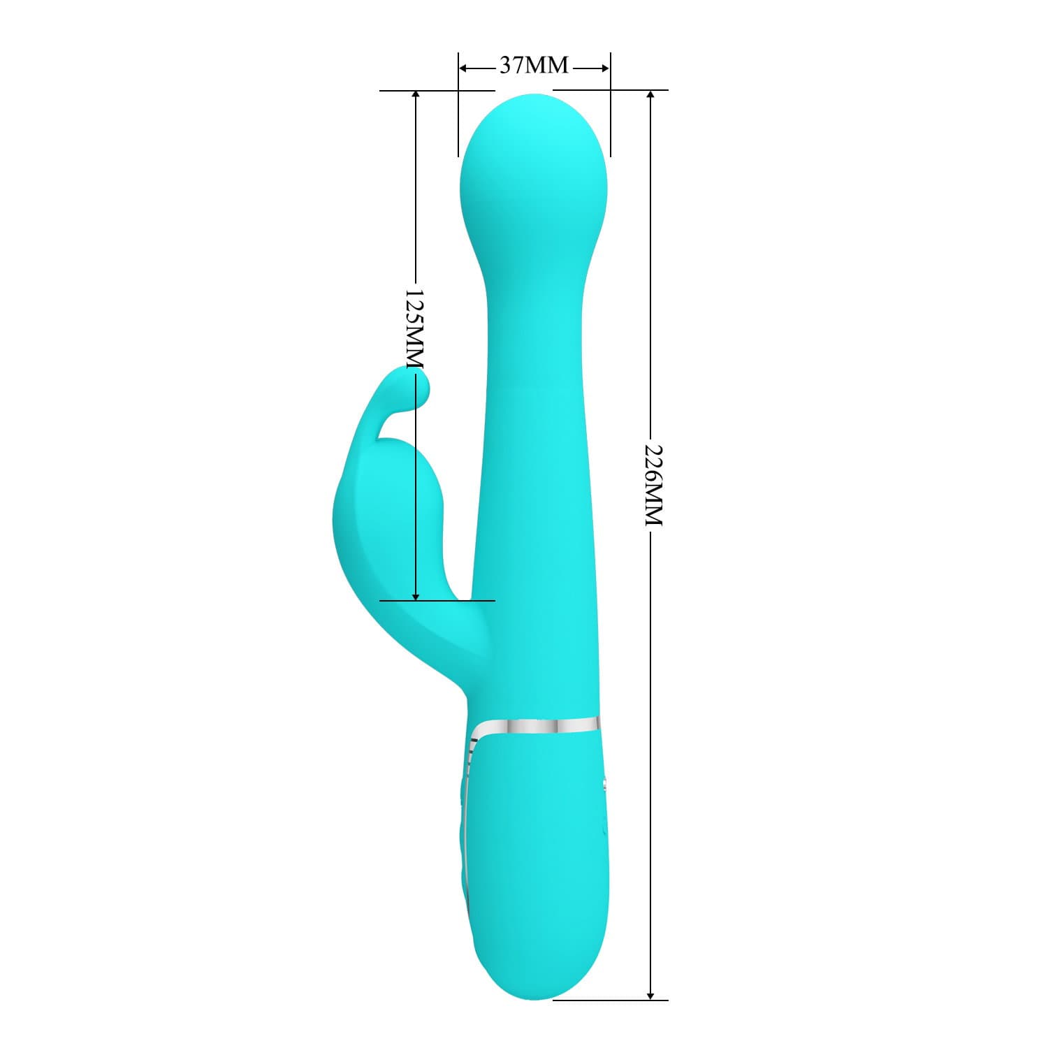 PL - Dejon - Rabbit Vibrator - Blauw 10