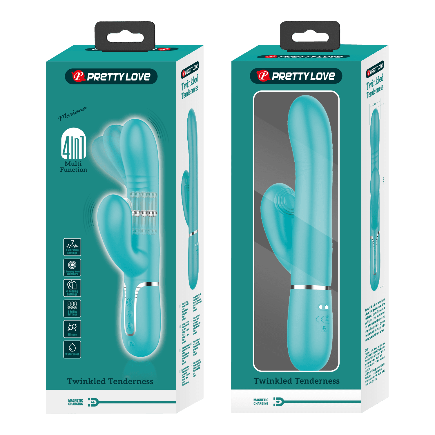 PL - Maviana - Rabbit Vibrator - Blauw 8