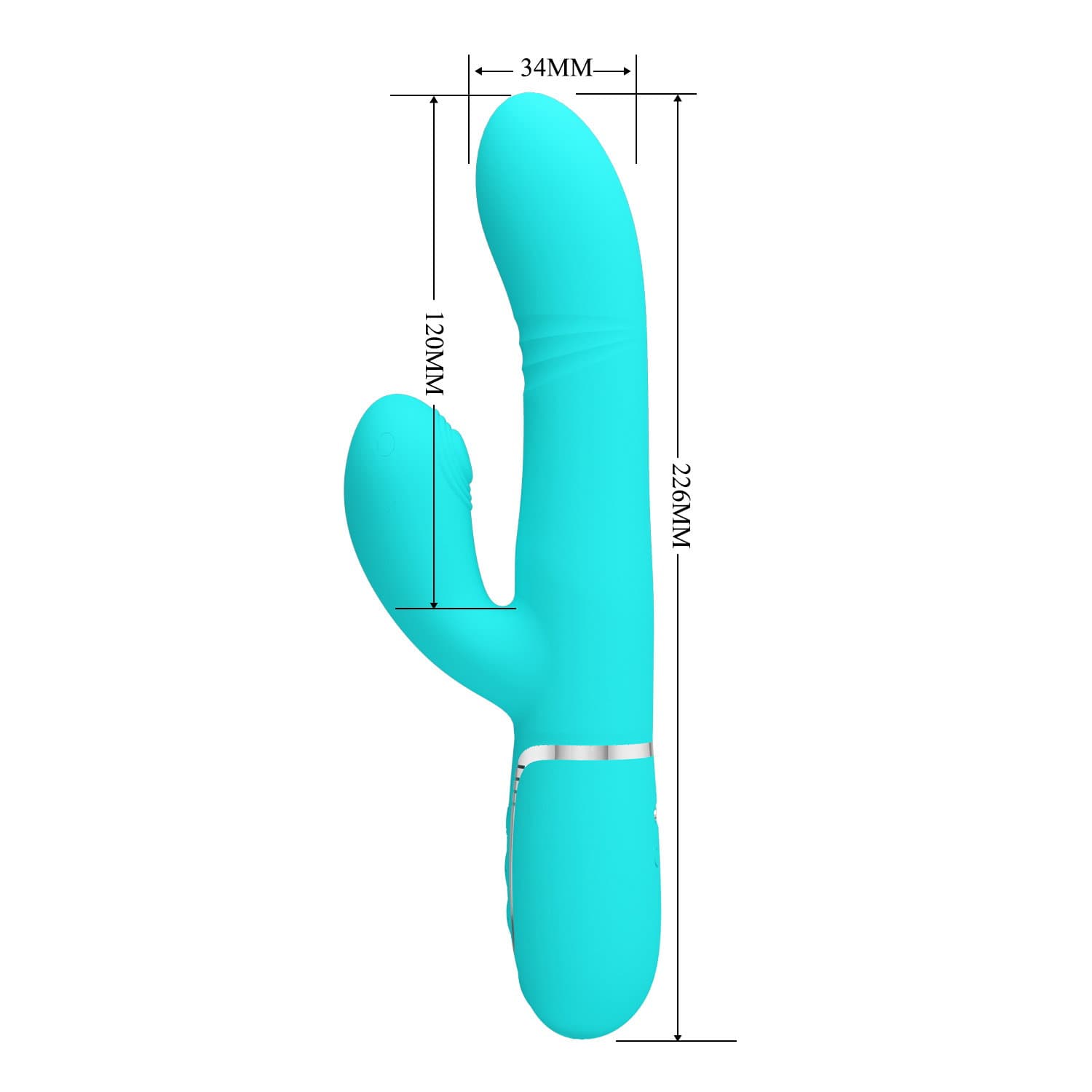 PL - Maviana - Rabbit Vibrator - Blauw 9