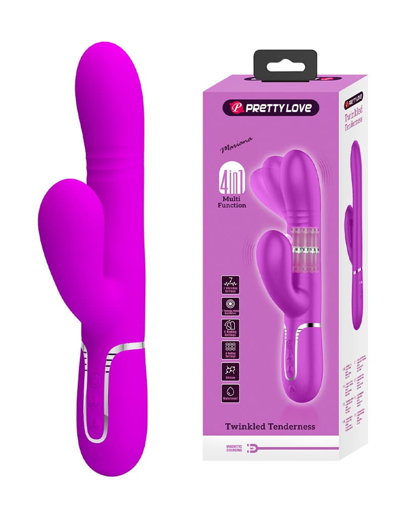 PL - Maviana - Rabbit Vibrator - Paars 1