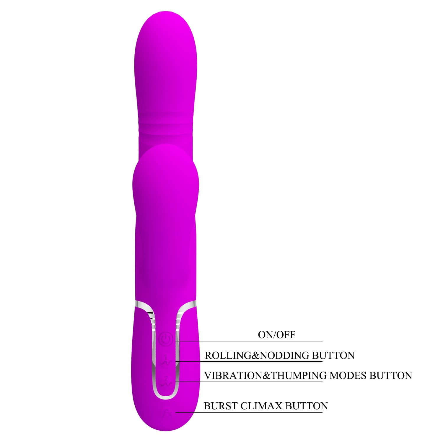 PL - Maviana - Rabbit Vibrator - Paars 10