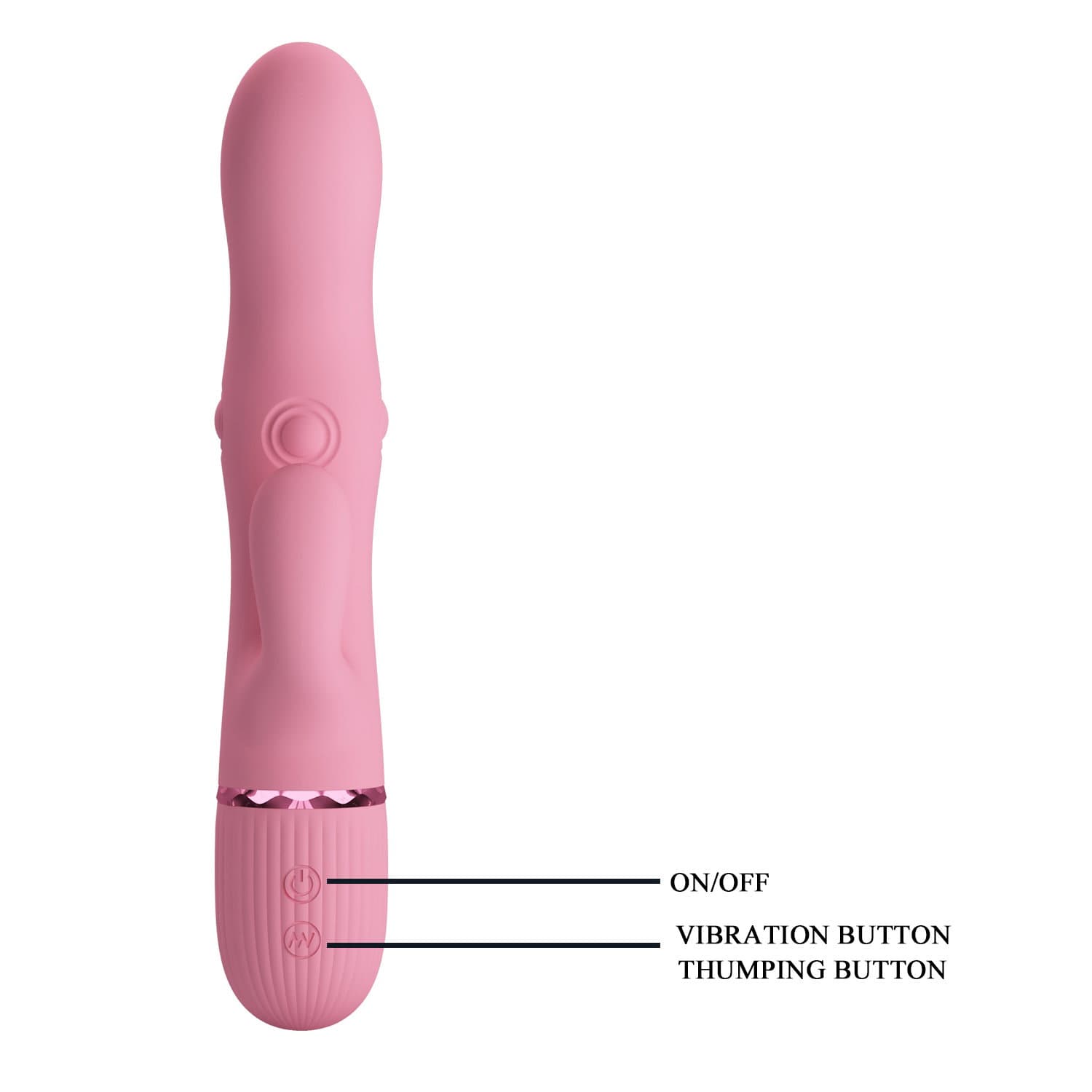 PL - Zach - Rabbit Vibrator - Roze 8