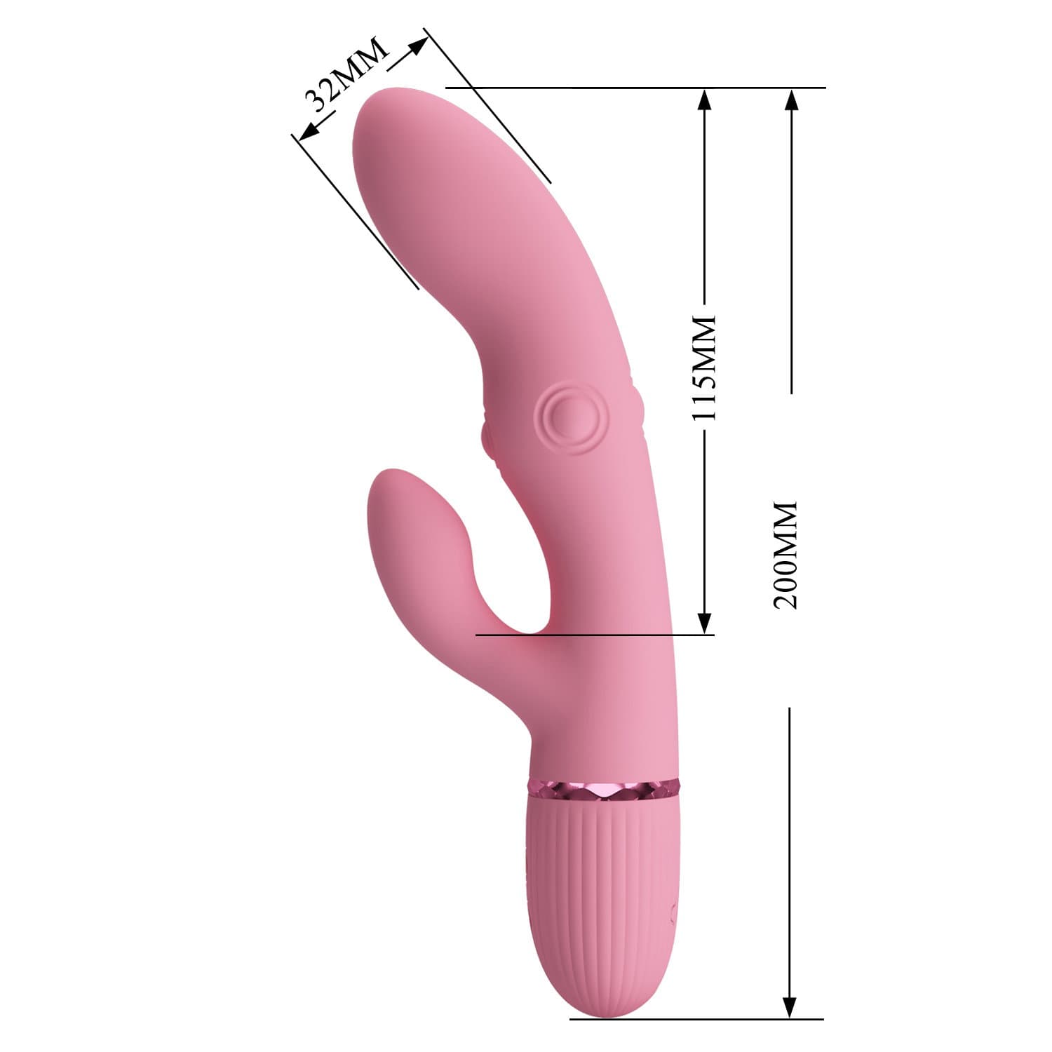 PL - Zach - Rabbit Vibrator - Roze 10