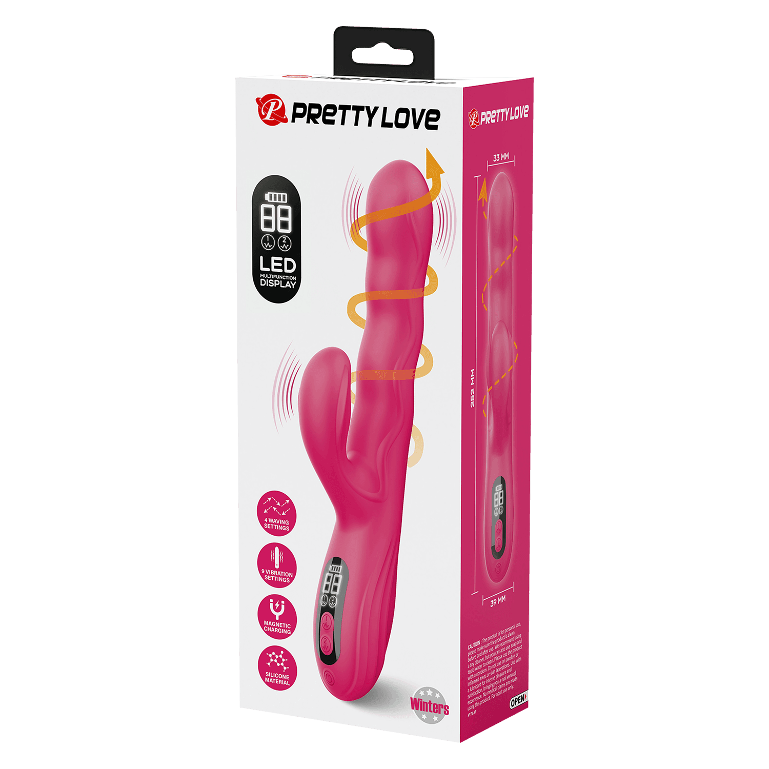 PL - Winters - Rabbit Vibrator - Roze 7