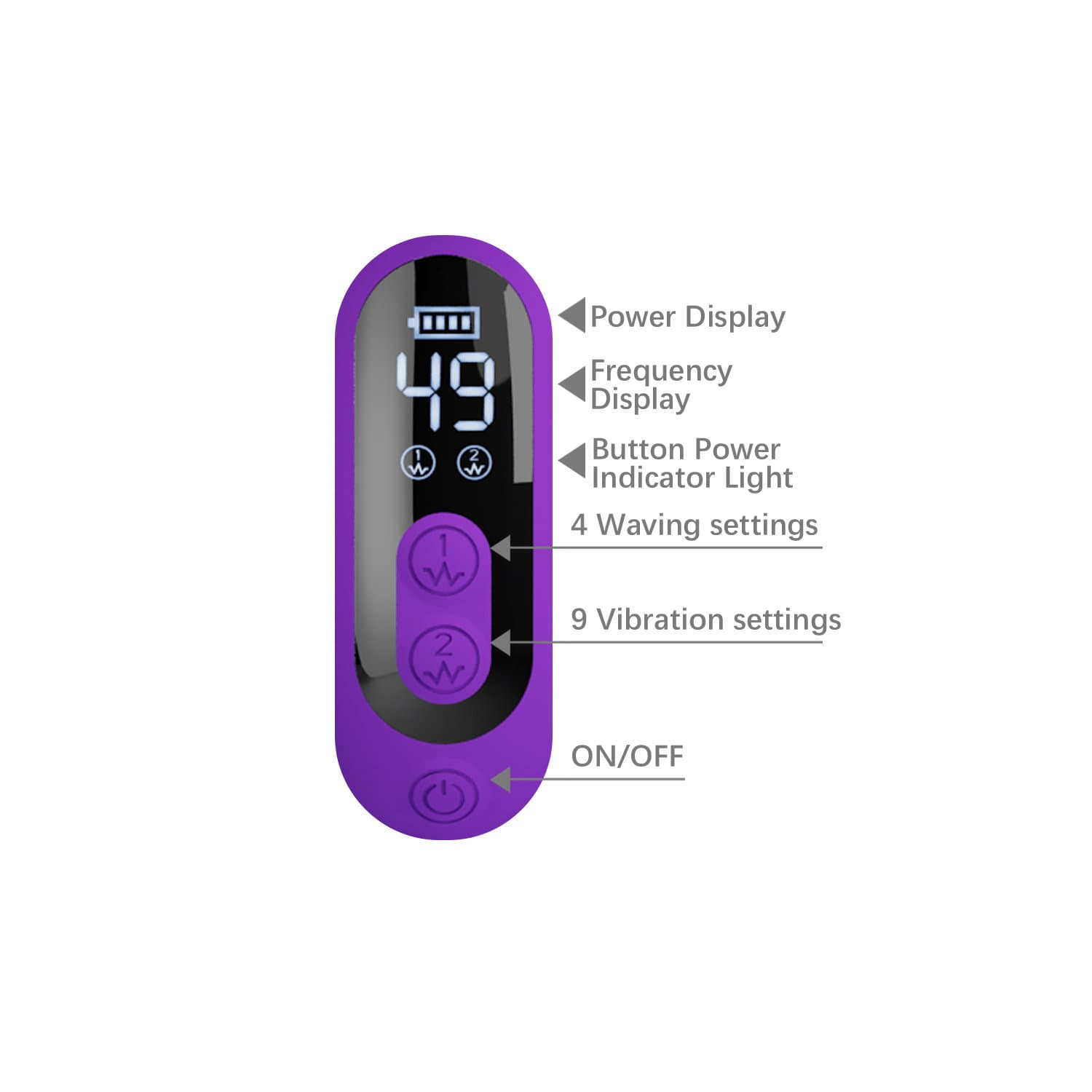 PL - Sabien - Rabbit Vibrator - Paars 10