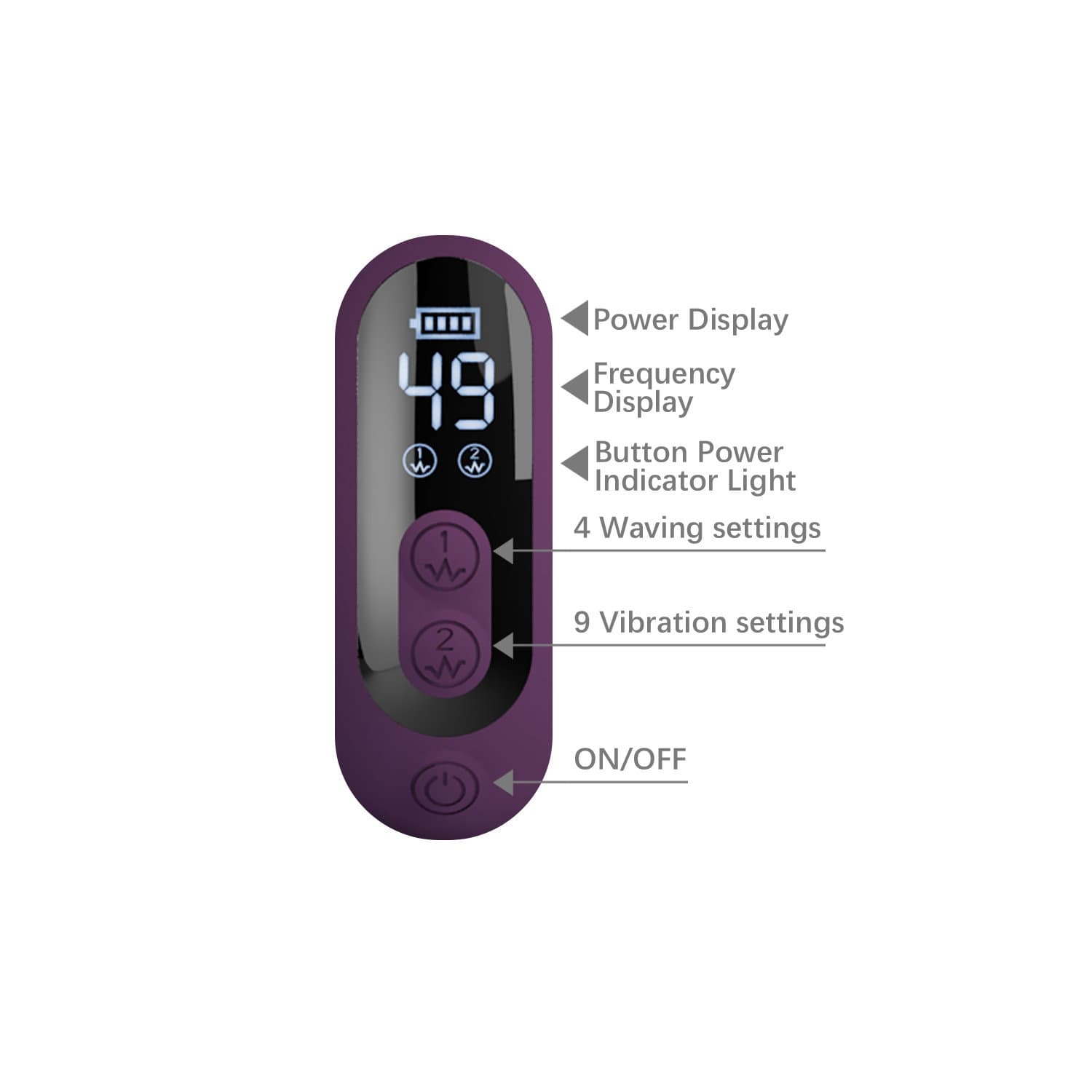 PL - Dee - Rabbit Vibrator - Bordeauxrood 10