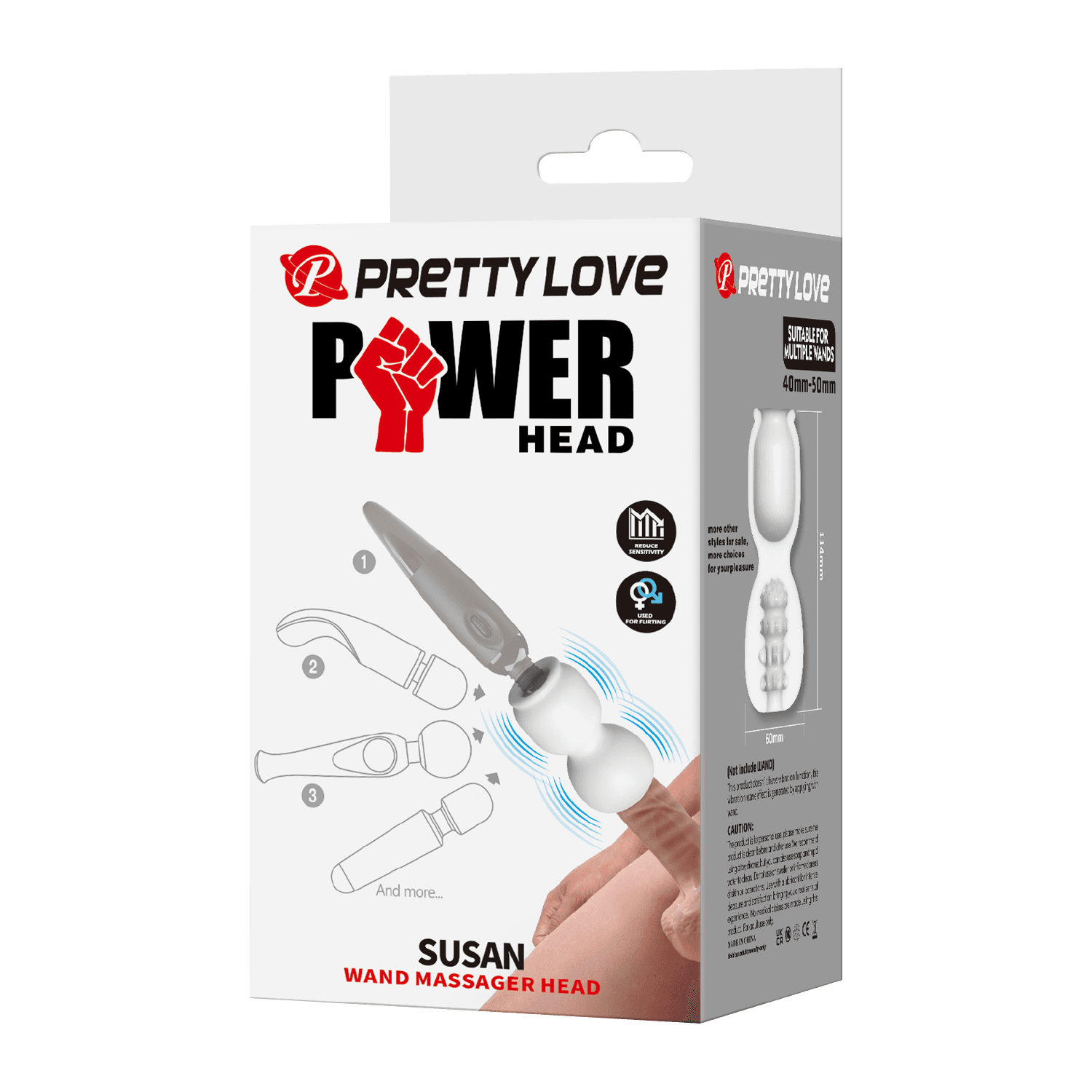 PL - Susan - Powerhead-opzetstuk - Wit 5