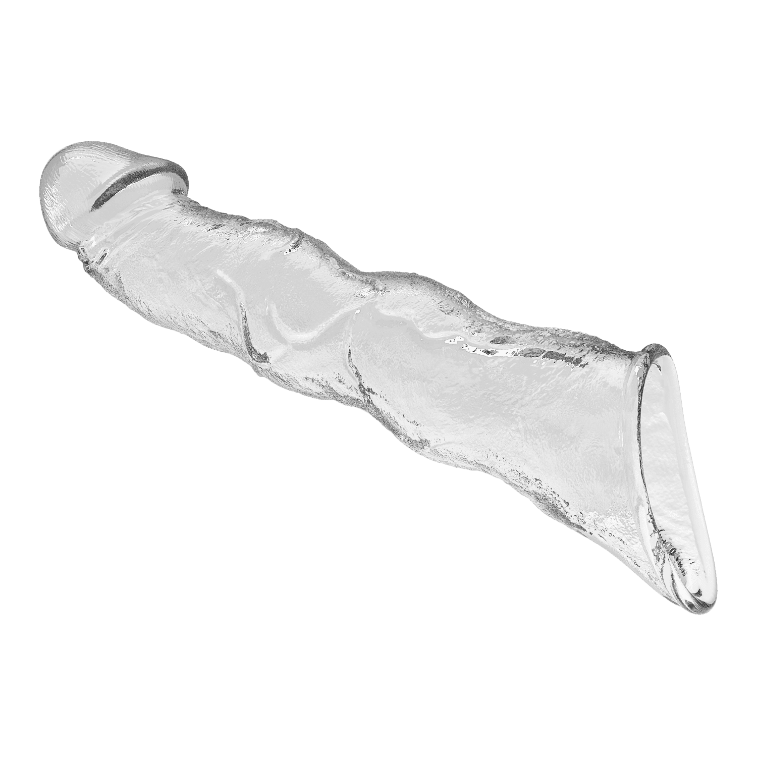 PL - Verlengingshuls voor penis - 28 cm - Transparant 5