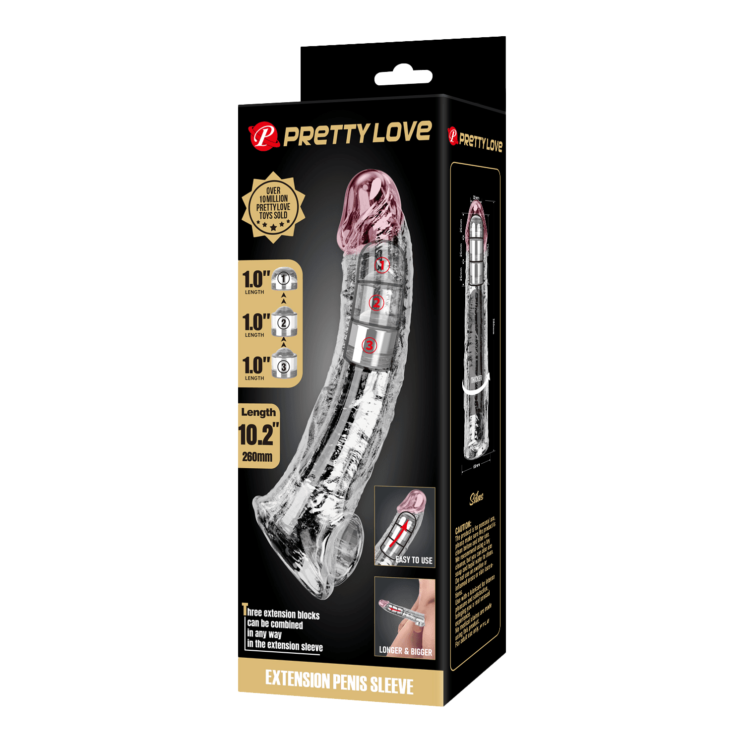 PL - Verlengstuk voor penis - 26 cm - Transparant 9