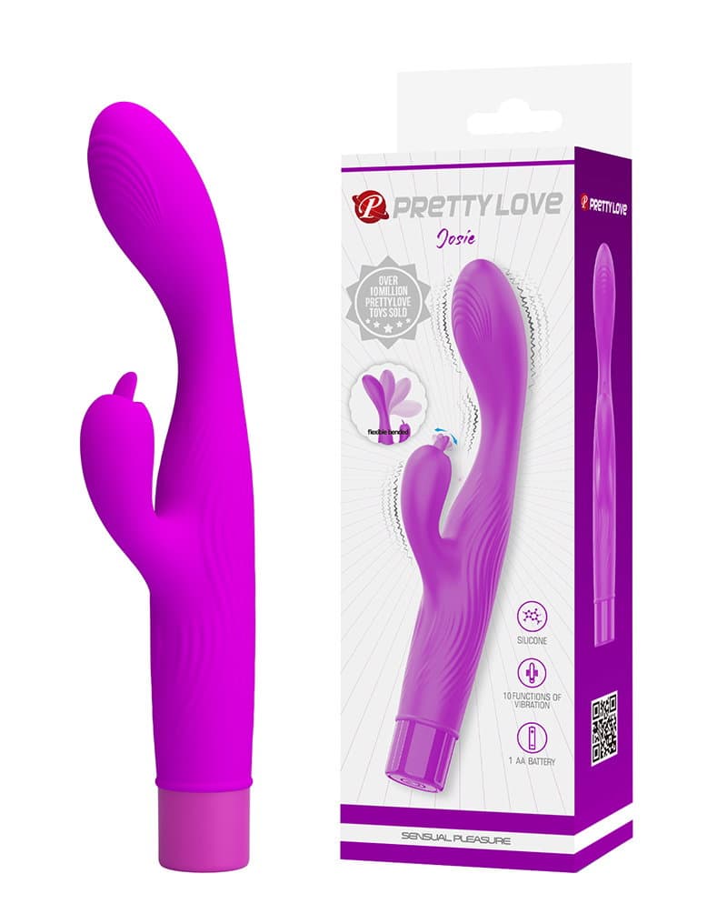 PL - Josie - Buigzame G-spot vibrator - Paars 1