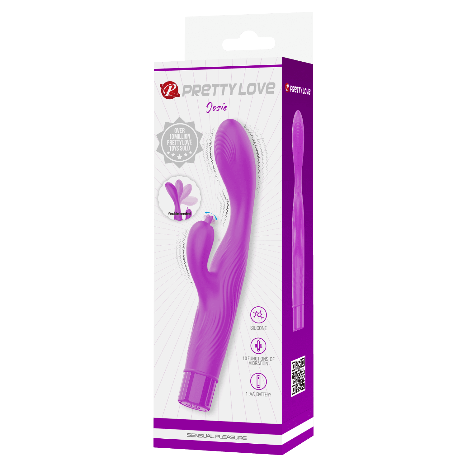 PL - Josie - Buigzame G-spot vibrator - Paars 6