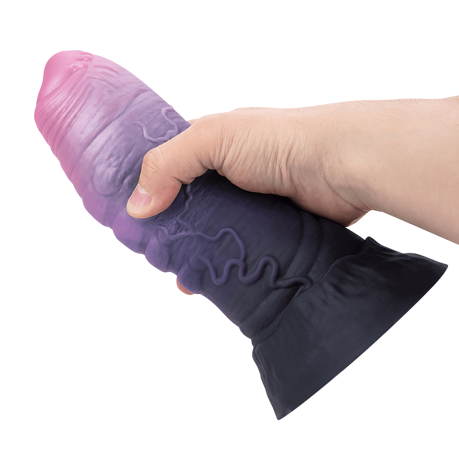Power Monsters - Dreadful Fiend - Rippled Monster Dildo - 24 cm - Mix Color 6