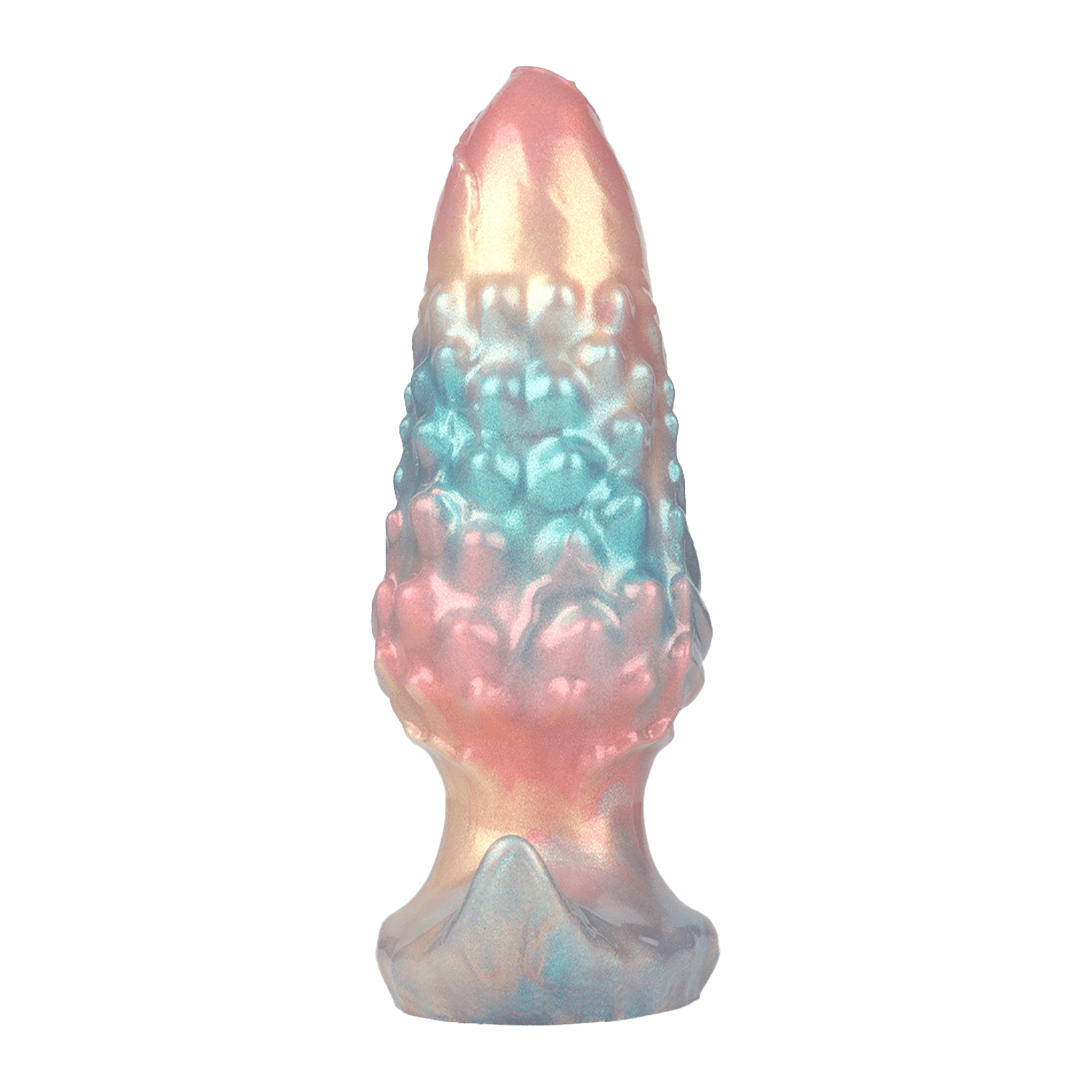 Power Monsters - Ebon Leviathan - Opblaasbare anale plug - 18 cm - Mixkleur 4