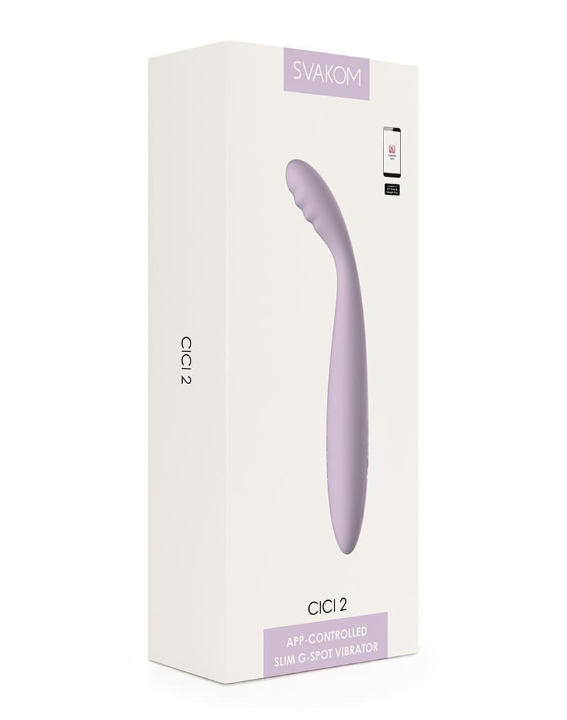 SVAKOM - Cici 2 - Vibrator met App-bediening - Lilac 2