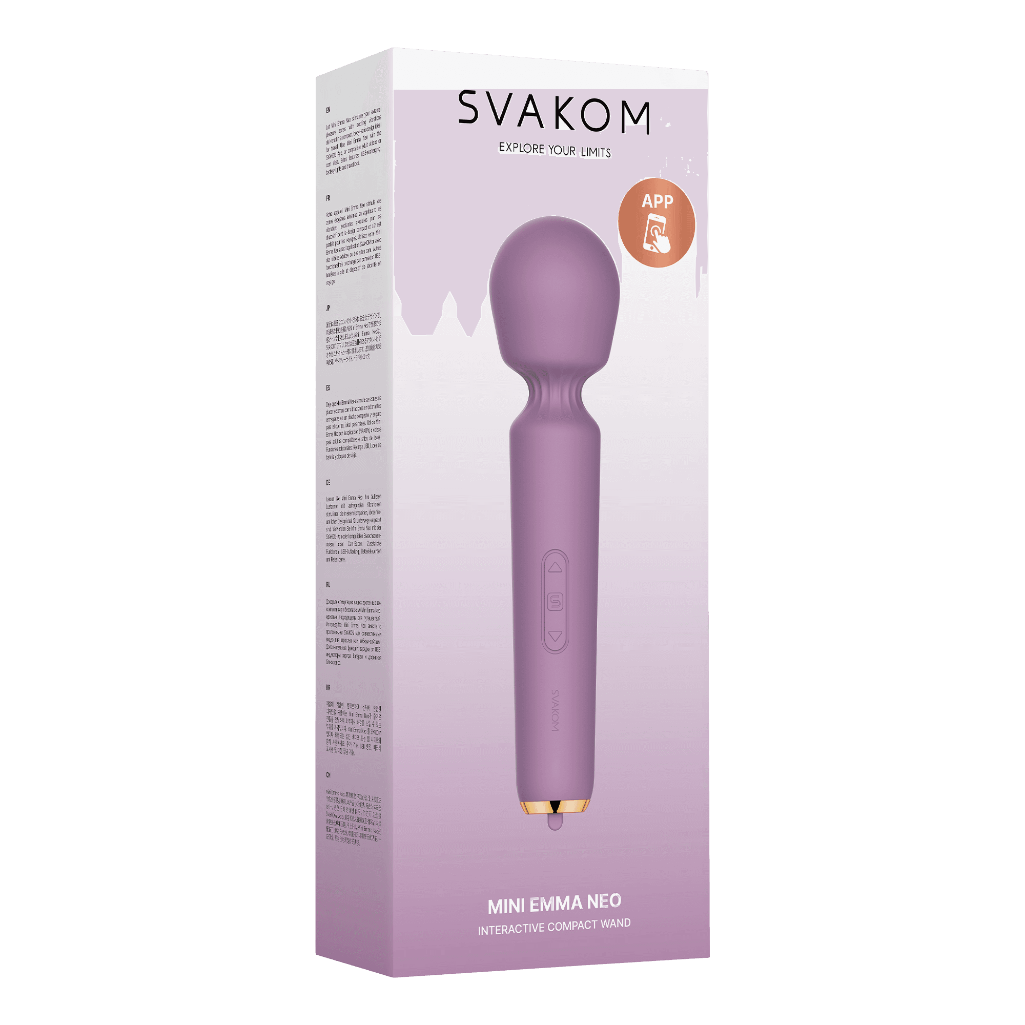 SVAKOM - Mini Emma Neo - Interactieve Compacte Wandvibrator - Roze 10