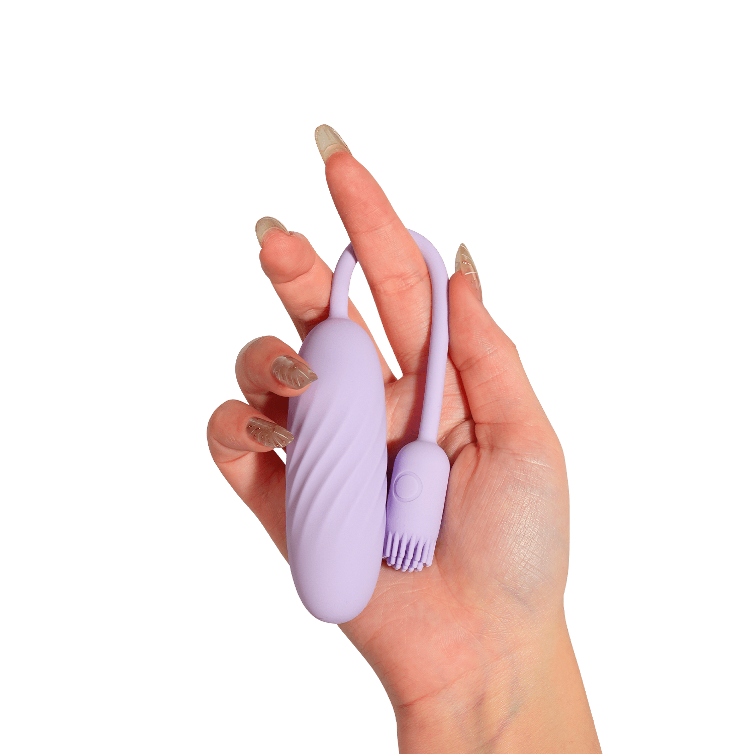 SVAKOM – Plume – Flexibele bullet vibrator met borstelstaart – Pastel Lila 9