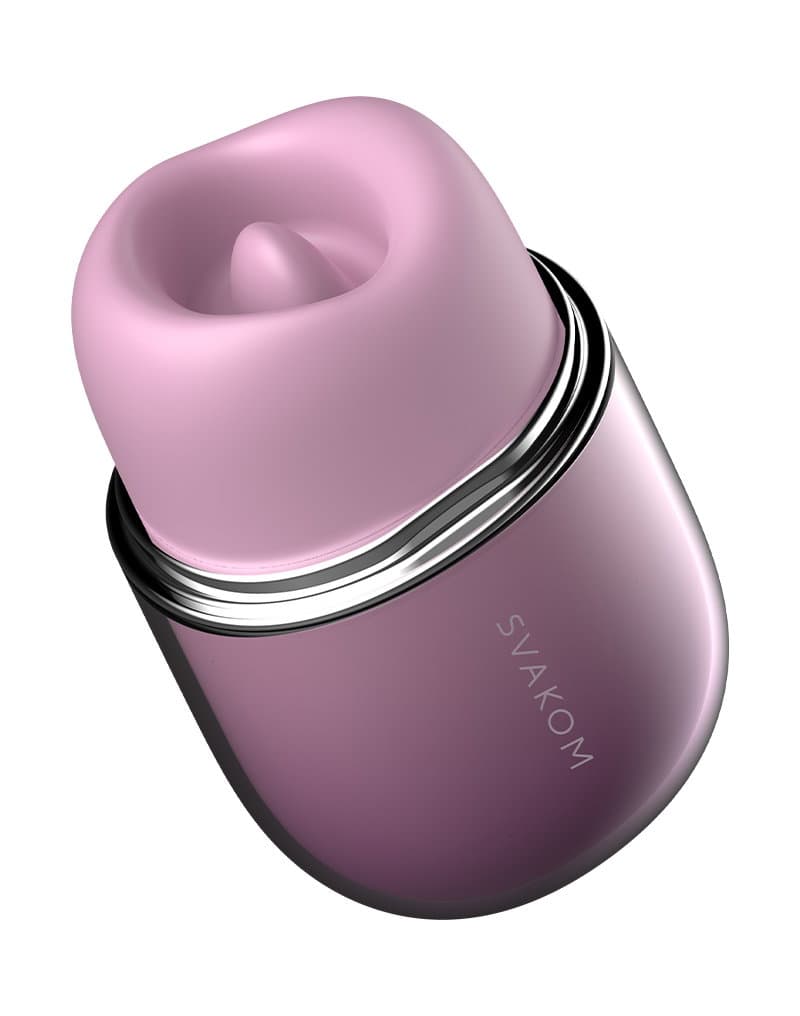 SVAKOM – Klitty – Dual-Action Licking & Suction Stimulator – Dusty Lavender