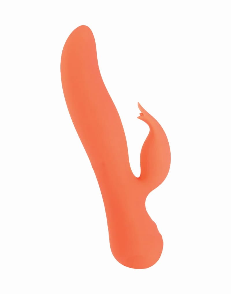 Swan - Blossom - Dual Action Rabbit Vibrator - Coral 1