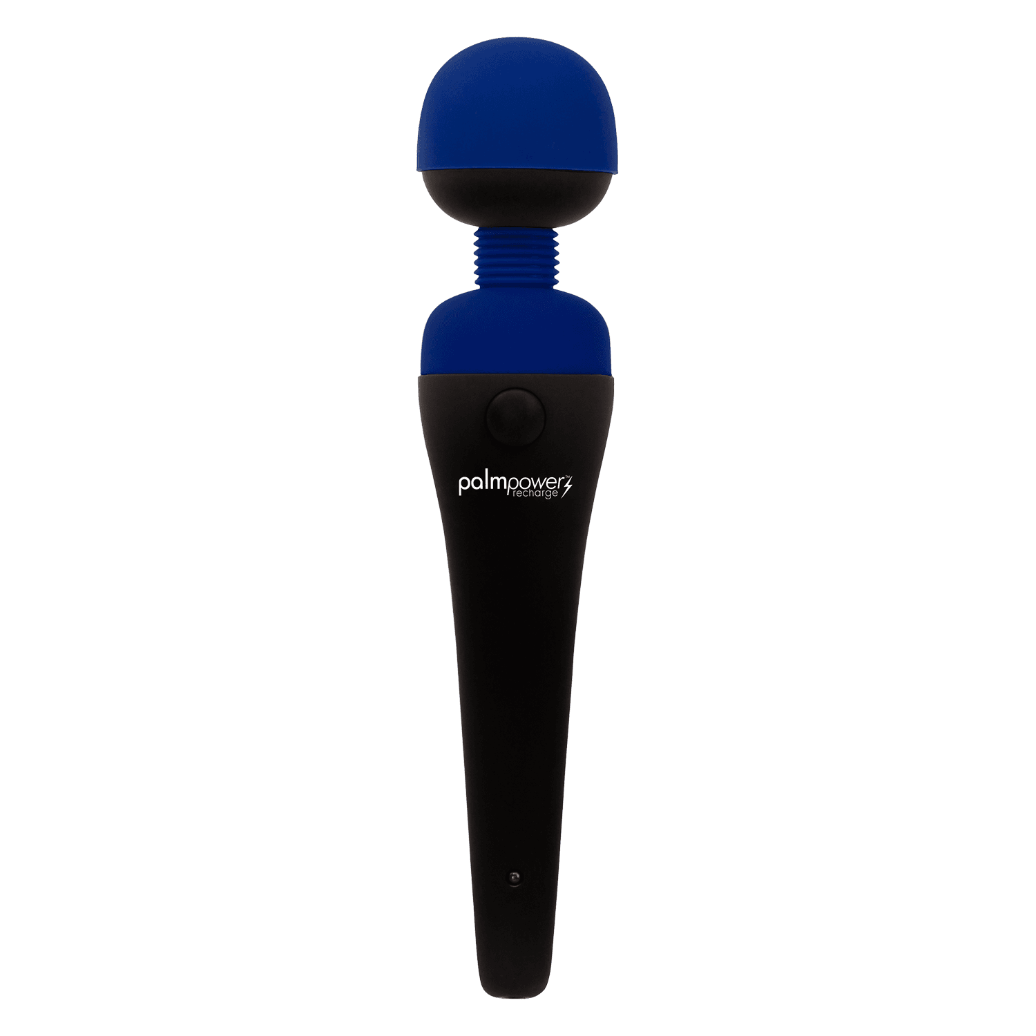 PalmPower - Recharge Wand Massager - Zwart/Blauw 5