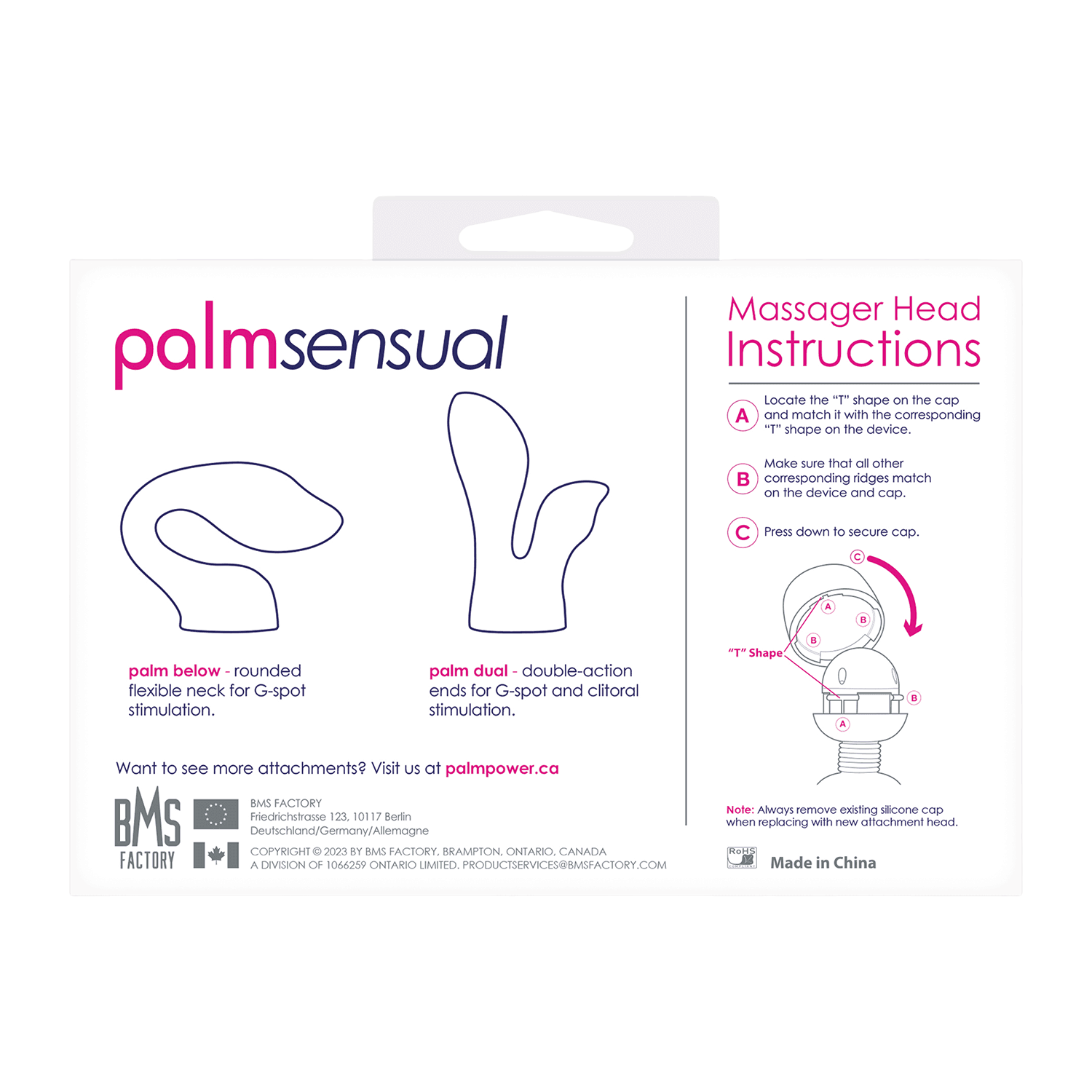 PalmPower - PalmSensual - Opzetstukken - Blauw 6