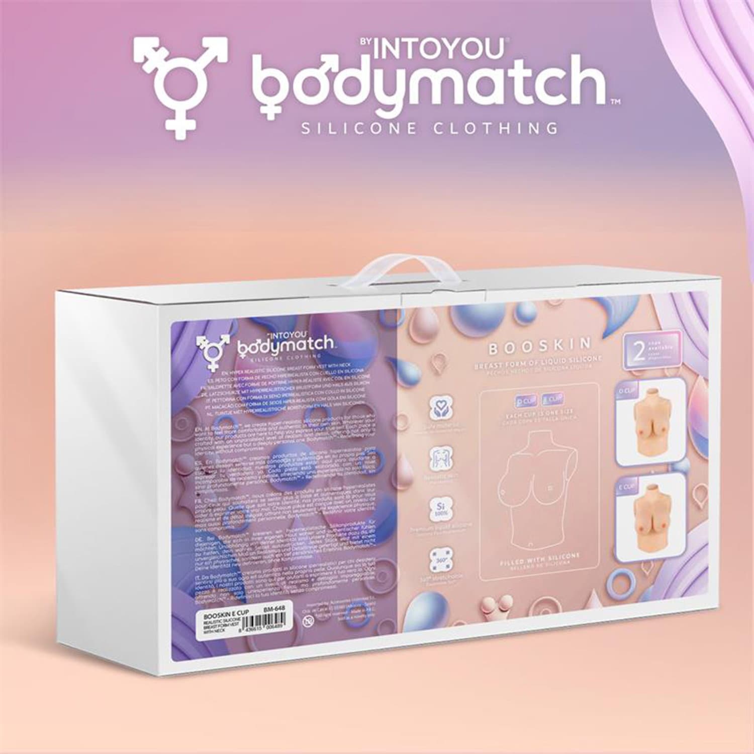 BODYMATCH - Booskin - Realistische siliconen borstprothese - E-cup - Huidskleur 5
