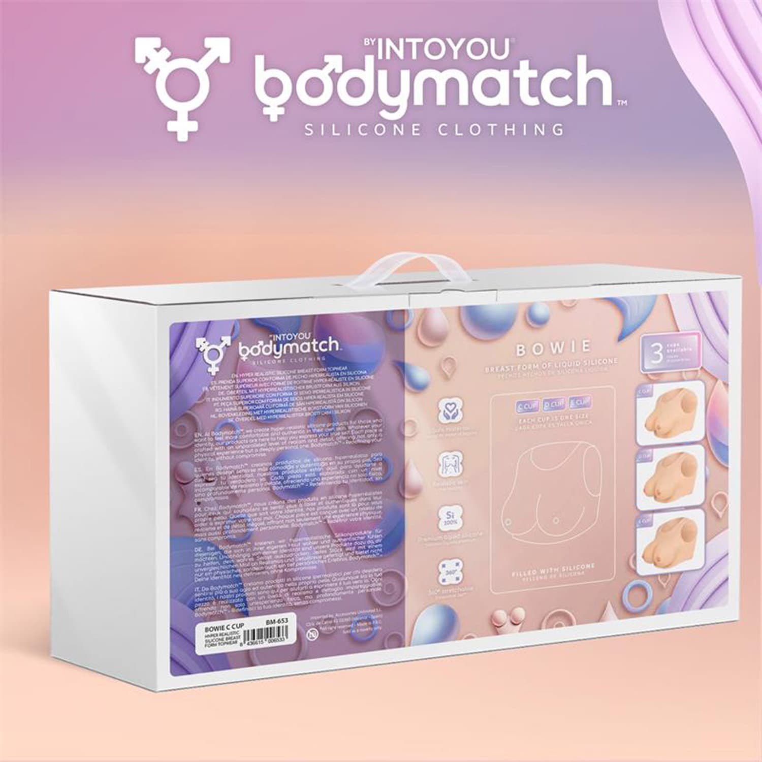 BODYMATCH - Bowie - Realistische siliconen borstprothese - C-cup - Huidskleur 6