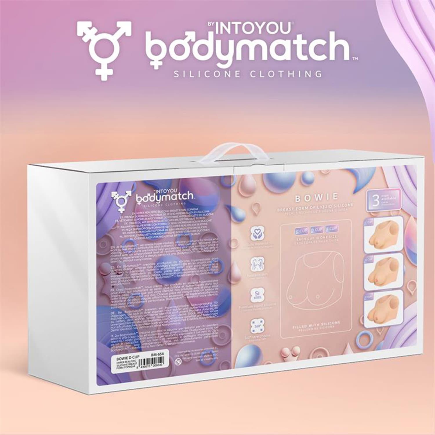BODYMATCH - Bowie - Realistische siliconen borstprothese - D-cup - Huidskleur 6
