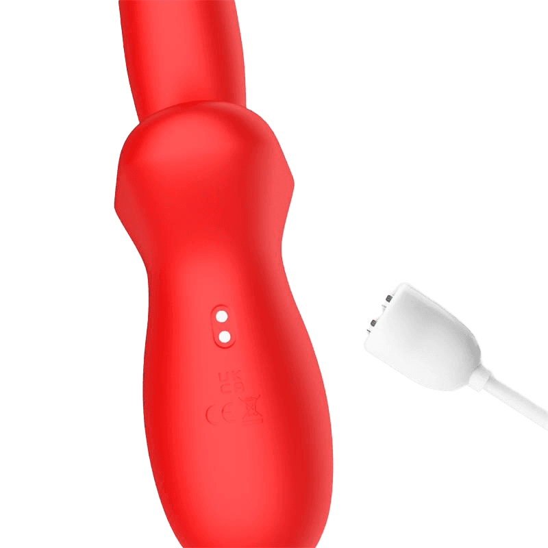 IY - Vyron - Thrusting & Biting Vibrator - Rood 6