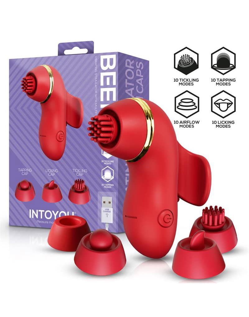 IY- Beeny - Multifunctionele vibrator - Rood 1