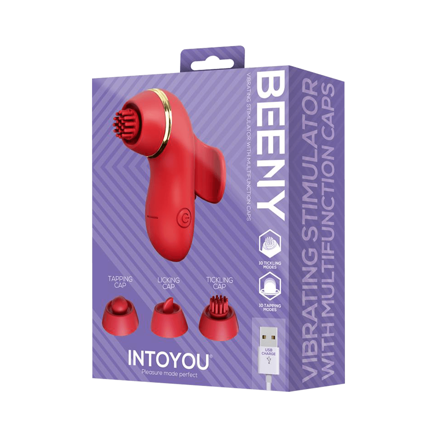IY- Beeny - Multifunctionele vibrator - Rood 8