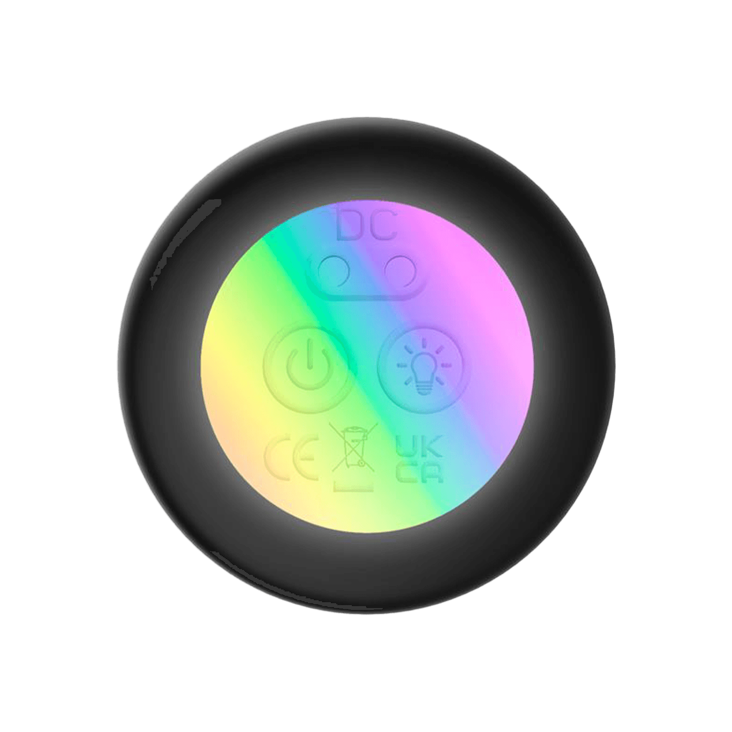 IY - Krax - Buttplug met vibratie, stootbeweging, LED-licht en afstandsbediening - Zwart 4
